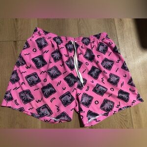 Chubbies Dinosaur “Fossil Fuels” 5.5” stretch swim